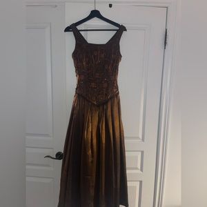 Vintage beaded prom dress